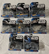 Hot Wheels Starships Star Wars Vehicle W/ Flight Stands ***SET OF 8 picture