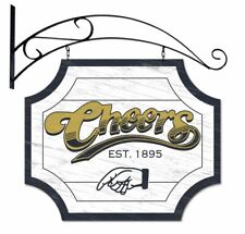 Cheers Double Sided Hanging Sign with Bracket picture