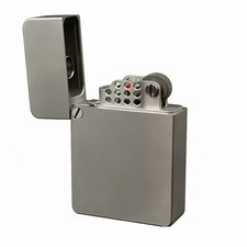 ZORRO Tiger Shark Gen 2 CNC Titanium Heavy Armor Windproof Kerosene Lighter picture