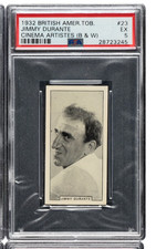 1932 British American Tobacco Cinema Artistes #23 Jimmy Durante PSA 5 EX picture