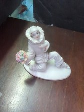 Vintage Rosenthal Art Deco Porcelain Pierrot Clown Harlequin Porcelain Figurine picture