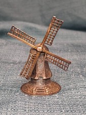 Antique Dutch Silver Windmill Spice Tower Besamim Judaica c.1900 J. Greenstein picture