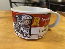 NEW Campbell's Soup Coffee Mug  Children Chef Cook  Making  Soup  1997 Ceramic picture