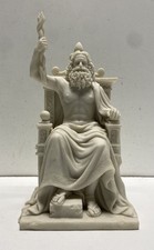 Veronese Zeus on Throne Greek God Statue Cold Cast Resin 14 Inch 2004 picture