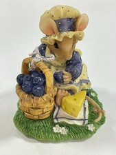 Blueberry Cheesecake 1997 Priscilla's Mouse Tales - Enesco #295868 - Reg.#M6-211 picture