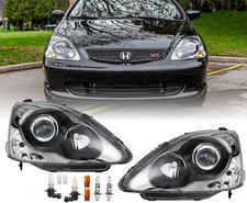 USR DEPO 02-05 Civic Si UPGRADE Stock Replacement Headlight Assembly Set (Left + picture