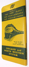 New Vintage 1946-1948 Chicago North Western System Pioneer Railroad Pocket Book picture