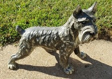 Vintage Life like Schnauzer Dog by Marwal Ind Inc. Measures 15