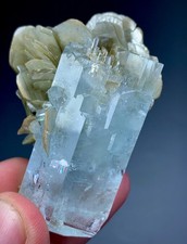 Natural Aesthetic Terminated Aquamarine With Mica Specimen Pakistan  (258 CTs ) picture