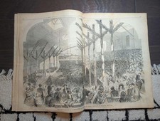 1860 Lincoln Nominated at Chicago Wigwam Republican Convention Centerfold May 19 picture