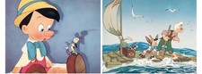 1939 Disney Pinocchio Dye-Transfer Prints Set of 2 Disney Studio VIP Gift RARE picture
