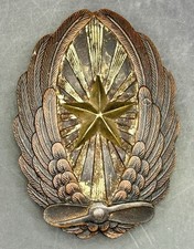 WWII Japanese NCO Pilot Badge - Named - Well Worn Imperial Japan Aviation picture