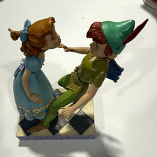 Enesco Disney Traditions Jim Shore Peter Pan & Wendy Figurine, Disney Peter Pan picture