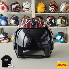 TOP GUN MAVERICK HGU-33 FLIGHT HELMET MOVIE PROP PILOT AVIATOR USN NAVY+ T-SHIRT picture