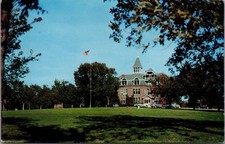 Doane College Merrill Hall Crete Nebraska Postcard Dexter Press 1950s picture