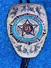 VTG Native American  American Legion T. B. S. Signed 70g picture