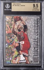 1996-97 METAL #11 MICHAEL JORDAN BGS 9.5 picture