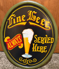 Very Nice RAM Game Room Pub 3D Sign-Fine Beer 19.5