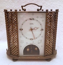 Vintage Welby German Brass Torsion Anniversary Clock - For Repair / Parts picture