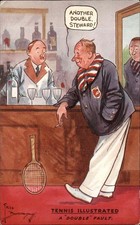 TUCK A/s FRED BUCHANAN Tennis Illustrated 