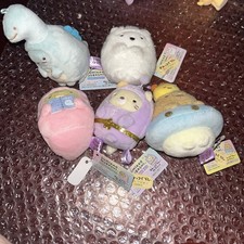 San-X [Set of 5] Sumikkogurashi Tenori Plush Toy Mysterious Friends Sumikko picture