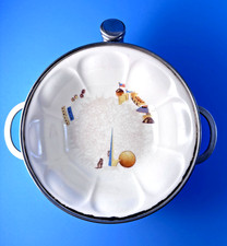 1939-40 New York World's Fair Baby Dish Child's Warming Bowl Trylon Perisphere picture