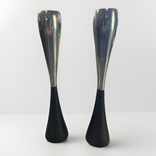 Pedro Ramirez Vasquez Mid-Century Iron/Aluminum Candlesticks for 1968 Olympics picture