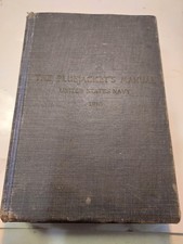 1918 WWI The Bluejacket's Manual, United States Navy, Sixth Edition, Hardcover picture
