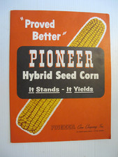 ORIGINAL 1950's PIONEER HYBRID SEED CORN 