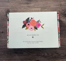 Rifle Paper Co. x Target Set of 4 Garden Party Taper Candles with Set of 2 picture