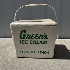 Vintage Green’s Dairy York, Pennsylvania Green’s Ice Cream Styrofoam Cooler picture