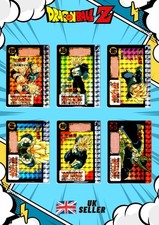 Dragon Ball Z Carddass Part 13 BANDAI Made in Japan 1992 Vintage (6 Holo Set) picture