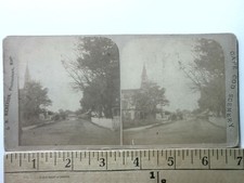 Cape Cod Provincetown Church Street Stereoview G. H. Nickerson 1870s MA Antique picture