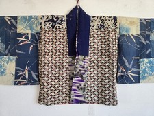 1870s ,Antique 1870s Japanese Yose Juban, Edo Chirimen Silk Patchwork Kimono147 picture