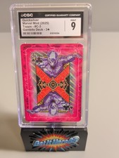 2025 Topps Marvel Mint Gambit's Deck Card 3 Of Clubs Quicksilver C-3 35/99 CGC 9 picture