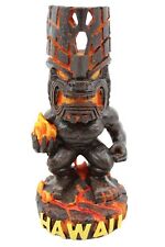 Hawaiian Lava Tiki Figurine - 4