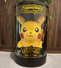 Real FX Puppetronics Pokémon Pikachu Plush Toy Yellow Red Black picture