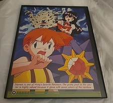 Pokemon Misty Starmie Faces Magazine Print Ad Framed 2000 8.5X11  picture
