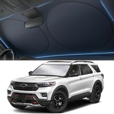 Autovir Windshield Sun Shade, Foldable Car Window Shades, 280T Visor Shade picture