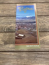 Bozeman Montana Vintage Travel Brochure Pamphlet Ephemera Aerial View picture