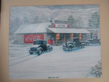 Coca-Cola Jim Simpson Roane County General Store Limited Print SIGNED NUMBERED picture