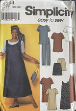 Simplicity Sewing Pattern #9294, Size 18W-20W-22W-24W, Misses' Jumper, Top, Pant picture