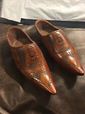 Wooden Carved Shoes Hillland Folk Art picture
