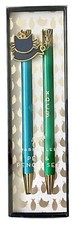 NEW Dabney Lee Pen Pencil Set Kitty Cat Charms Mechanical Pen Box Set Gift picture