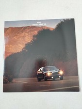 1986 Lincoln Mark VII LSC Sedan Dealer Sales Fold Out Brochure Book 11
