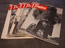 Trains The Magazine of Railroading 1970(Feb.,March,June,Oct. & Nov. Missing) picture