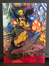 Fleer 1995 Marvel Metal Blaster Wolverine Non-Sport Trading Card #18/18 LE picture