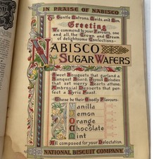 McCalls Magazine February Nabisco Biscuit Advertising Ephemera 1905 Vintage picture