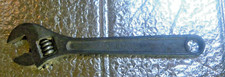 UTICA No. 91-10 Vintage Adjustable Wrench Alloy Utica Steel picture