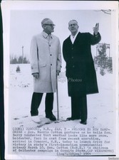 1964 Sen Norris Cotton Nh Greets Barry Goldwater Politics Wirephoto 7x9 picture